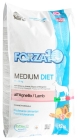 Корм для взрослых собак средних пород диетический Forza10 Med. Diet Agnello из ягненка 