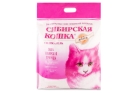 Наполнитель для кошачьего туалета силикагелевый Сибирская кошка (розовый)