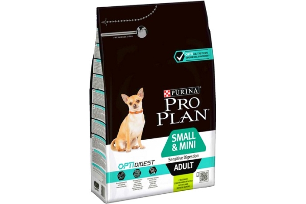 Сухой корм для взрослых собак мелких пород PRO PLAN Adult Small & Mini Sensitive Digestion ягненок