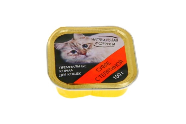 Консервированный корм для кошек Натуральная формула Суфле телятина