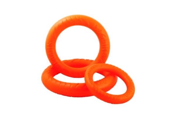 Игрушка для собак «Доглайк» Кольцо 8-гранное малое (оранжевое)