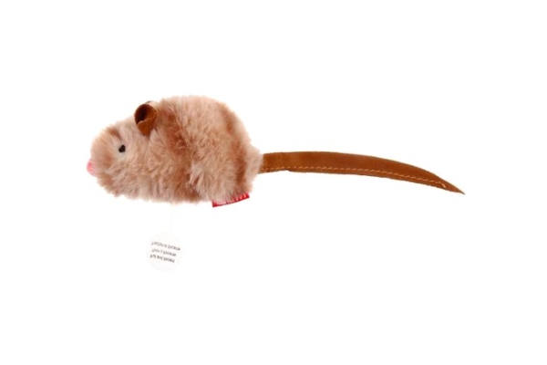 Игрушка для кошек Мышка 10 см (иск.мех)