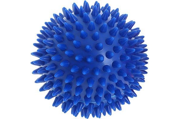 Мяч массажный ЕЖИК 8,5 см МалышОК Альпина Пласт Синий