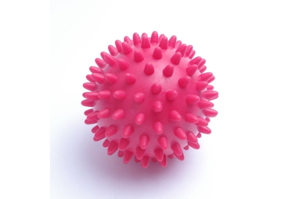 Мяч массажный ЕЖИК 8,5 см МалышОК Альпина Пласт Розовый