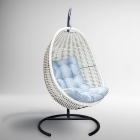 Плетеное подвесное кресло-кокон