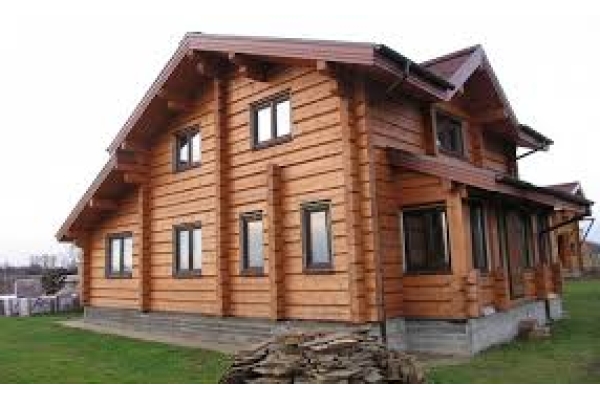 Красивый дом из лафета в норвежском стиле🔥Обзор деревянного дома Норвег