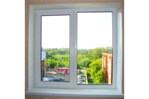Двустворчатое окно VEKA 1400*1300