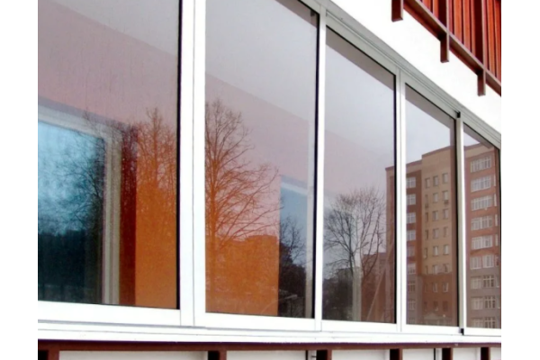 Холодное остекление балкона алюминиевым профилем